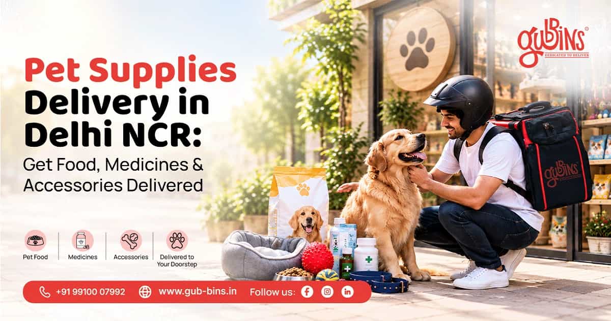 Pet Supplies Delivery in Delhi NCR: Get Food, Medicines & Accessories Delivered